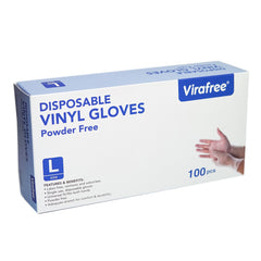 Clear Disposable Gloves Non Toxic Poly - 100PC BOX